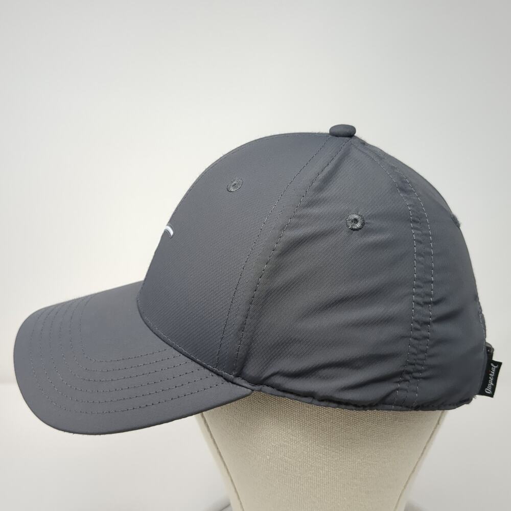 Leaf Patch Strapback Baseball Hat Gray One Size A… - image 3